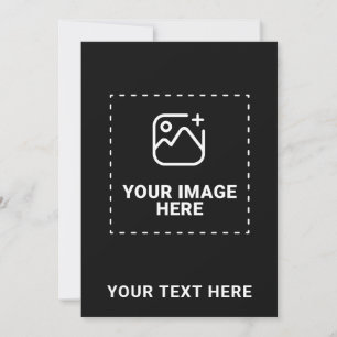 Invitación Sube tu imagen y texto