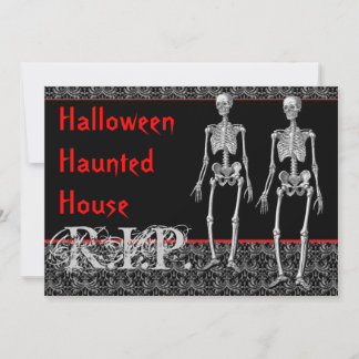 Invitación Subida de la casa encantada de Halloween de los