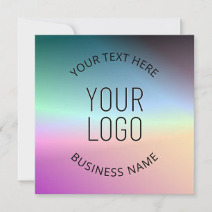 Invitación Subir logotipo Colores gradientes cambiantes col