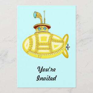 Invitación Submarino amarillo