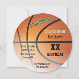 Invitación Subpresupuesto de baloncesto