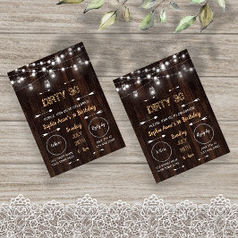 Invitación Sucia 30 String ilumina cualquier fiesta de cumple