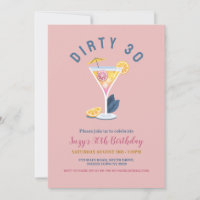 Sucias 30 mujeres cumpleaños 30 cócteles Martini