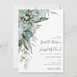 Invitación Suculenta vegetación | Boda Casual Foto