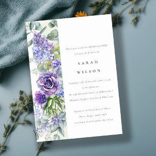 Invitación Suculento Eucalipto Ducha Botánica Bridal