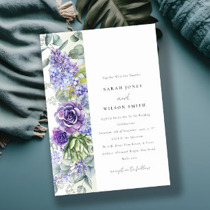 Invitación Suculento Eucalyptus Boda de marco botánico