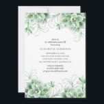 Invitación Suculentos de color de agua Dulce 16. Cactus de ve<br><div class="desc">Acuarela suculenta Invitación dulce de 16 años. Por favor,  contáctame si necesitas artículos adicionales.</div>