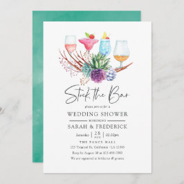 Invitación Suculentos del desierto de las acuarelas almacenan