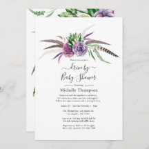 Sucultores místicos manejados por novias o Baby Sh