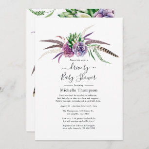 Invitación Sucultores místicos manejados por novias o Baby Sh
