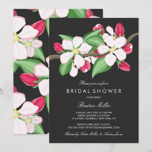 Invitación Sucursal de Apple Blossom   Bridal Shower