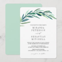 Sucursal fresca de eucalipto deja Boda botánico