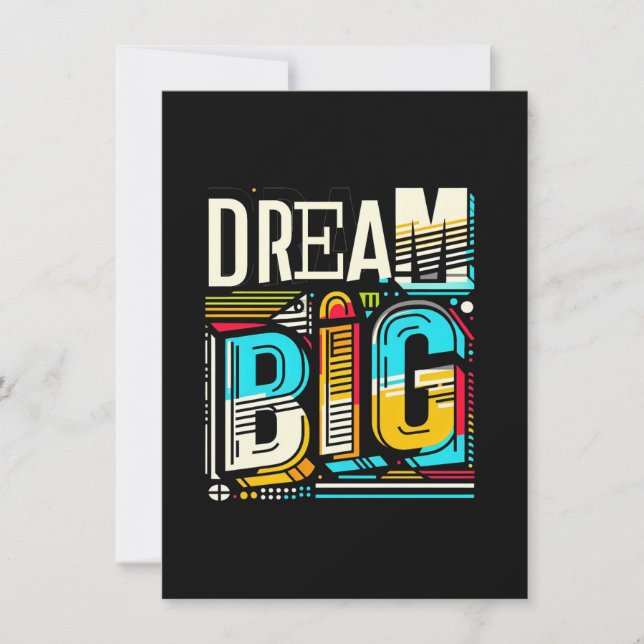 Invitación sueña colorida (Anverso)