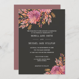 Invitación Sueño de otoño | Boda elegante