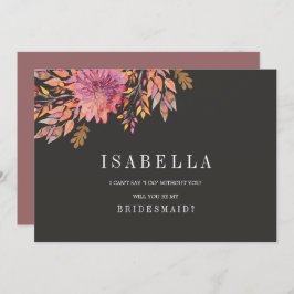 Invitación Sueño de otoño | Boda Sé mi dama de honor