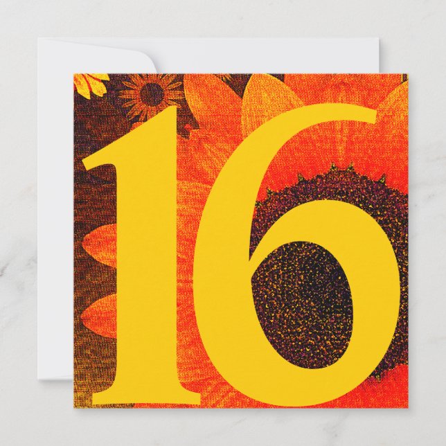 Invitación Sueño en flor Dieciséis Invitación-Personalizar (Anverso)