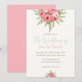 Invitación Sueño Frambuesa