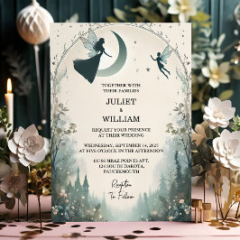 Invitación Sueño Mágico Bruto Estrellas Míticas Boda de la Lu