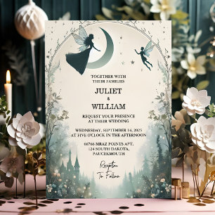 Invitación Sueño Mágico Bruto Estrellas Míticas Boda de la Lu