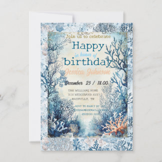 Invitación Sueños bajo el mar