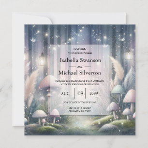 Invitación Sueños de Luz de Linterna Bosque Encantado Boda