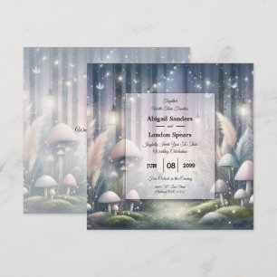 Invitación Sueños de Luz de Linterna Bosque Encantado Boda