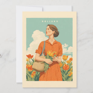 Invitación Sueños de tulipán en Holanda