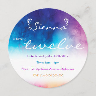 Invitación Sueños del arco iris