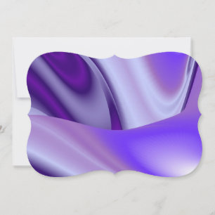 Invitación Sueños del arcoiris de flores moradas