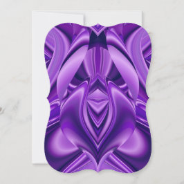 Invitación Sueños del arcoiris de flores moradas