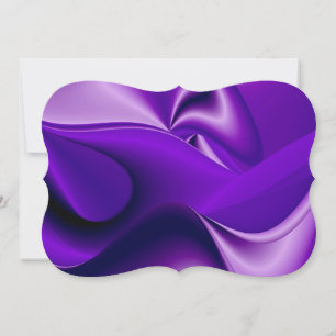 Invitación Sueños del arcoiris de flores moradas