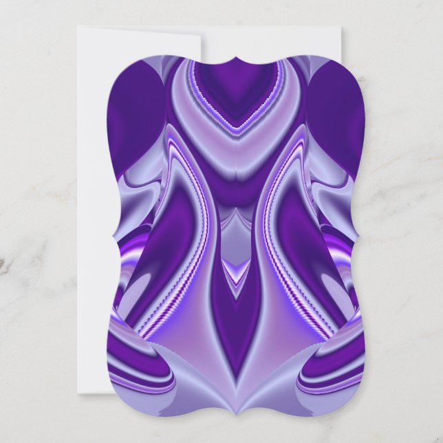 Invitación Sueños del arcoiris de flores moradas (Anverso)