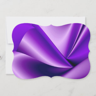 Invitación Sueños del arcoiris de flores moradas