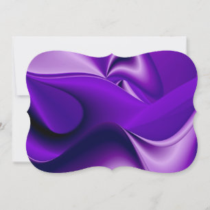Invitación Sueños del arcoiris de flores moradas