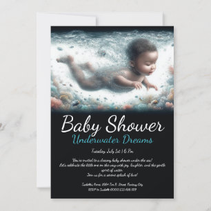 Invitación Sueños subacuáticos - Baby Shower