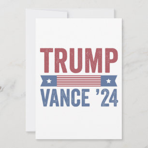 Invitación Suéter feo de Navidad de Trump Vance Election