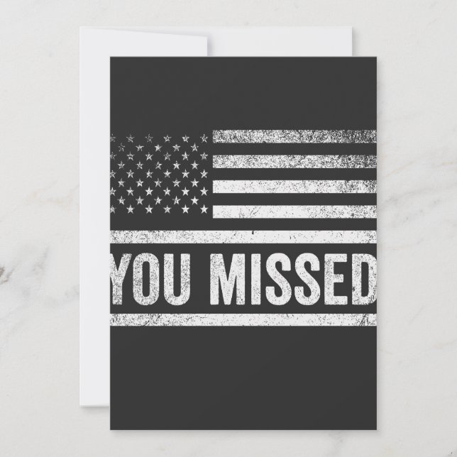 Invitación Suéter feo de Navidad de Trump Vance Election (Anverso)