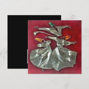 Invitación Sufis Entrenados En La Oración Arte Acrílico