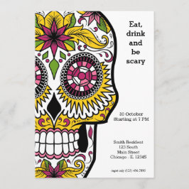 Invitación Sugar Skull fiesta