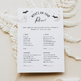 Invitación SUGARBOO Baby Shower Qué hay en tu juego de teléfo