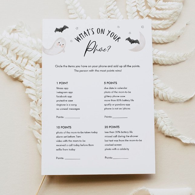 Invitación SUGARBOO Baby Shower Qué hay en tu juego de teléfo (Subido por el creador)