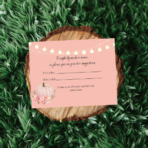 Invitación Sugerencias de nombres de calabaza elegantes Juego