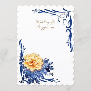 Invitación Sugerencias de regalos de boda