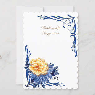 Invitación Sugerencias de regalos de boda