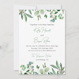 Invitación Suite Eucalyptus