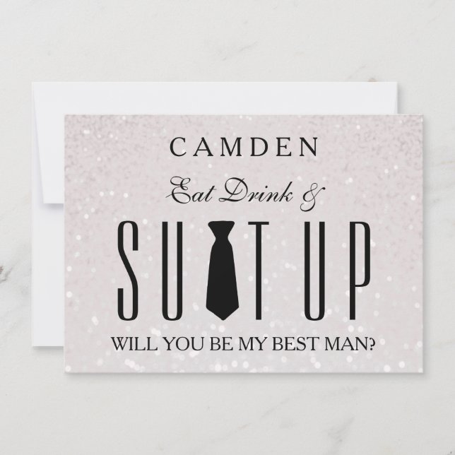 Invitación Suitup ¿Serás mi Bestman? (Anverso)