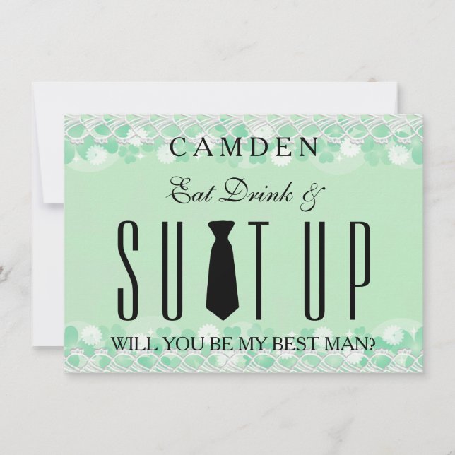 Invitación Suitup Serás mi Mejor (Anverso)