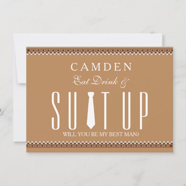 Invitación Suitup Serás mi Mejor (Anverso)
