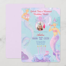 ¡Sumérgete en una Fiesta de Cumpleaños de Sirena!