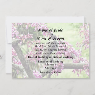 Invitación Suministros de boda de Phoebe en un árbol de Redbu